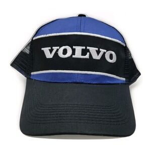 Volvo Trucker‎ Hat Mesh Back Blue Black Snapback Baseball Cap